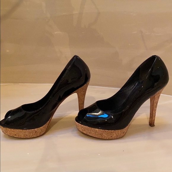 cole haan mariela peep toe platform pumps - Picture 3 of 6